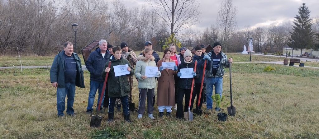 В рамках озеленения территории проведена акция &quot;Сохраним лес&quot;.
