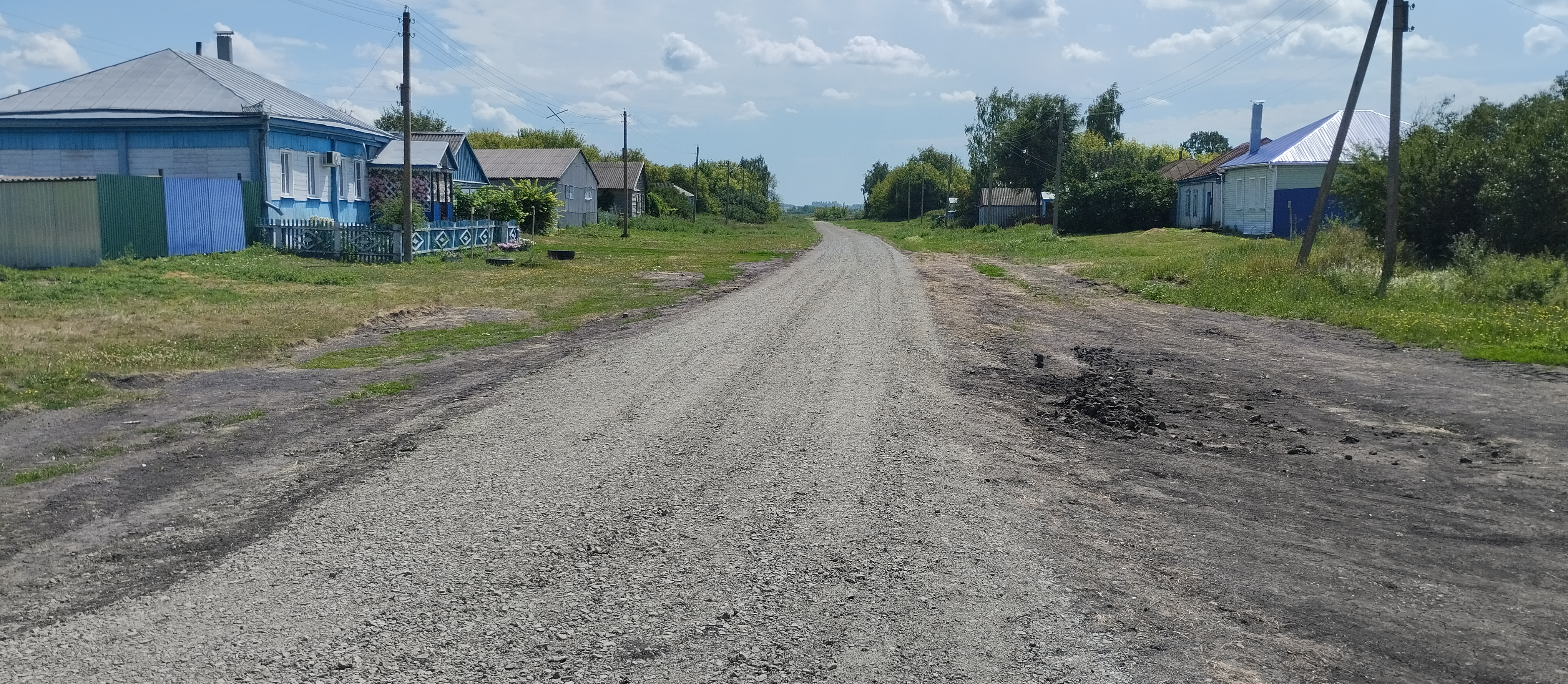 В с. Новая Чигла по ул. Матросовская построена дорога с твердым покрытием.